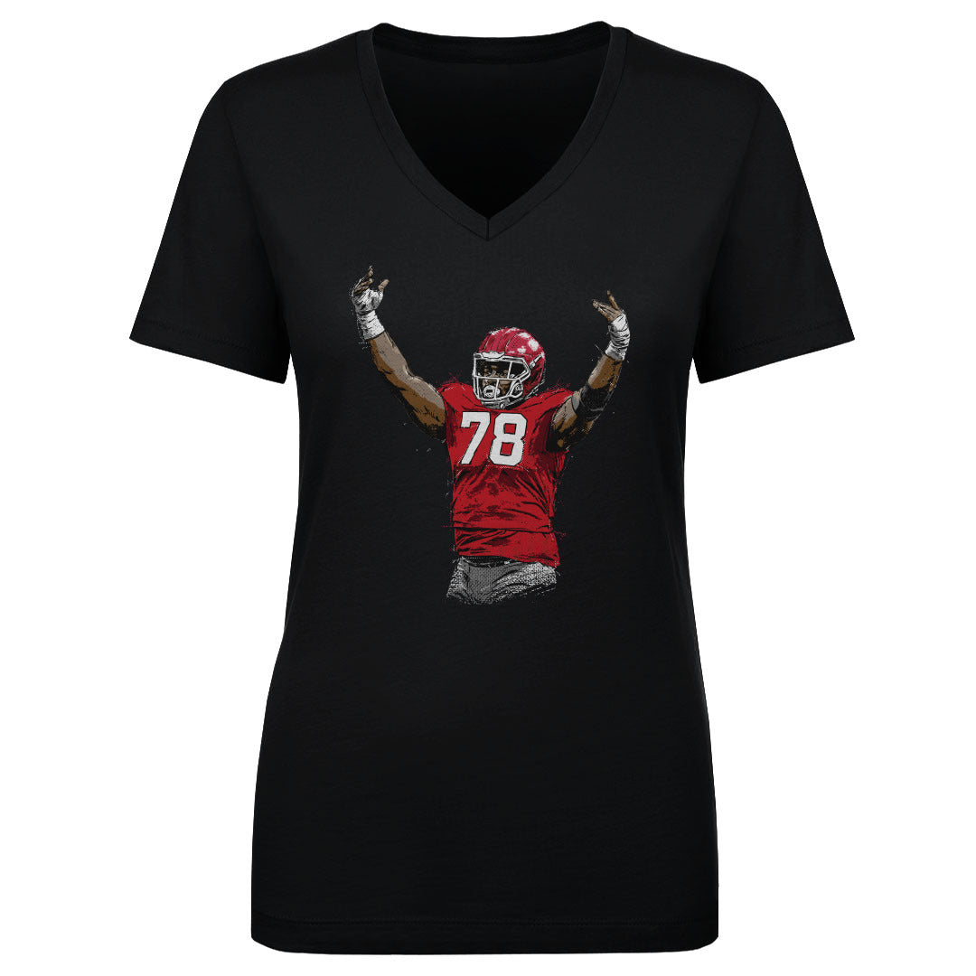 Nazir Stackhouse Women&#39;s V-Neck T-Shirt | 500 LEVEL