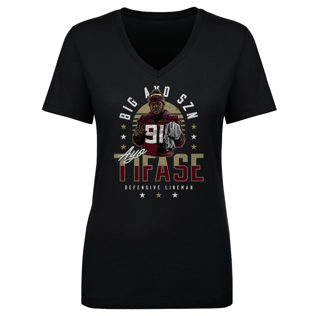 Ayo Tifase Women&#39;s V-Neck T-Shirt | 500 LEVEL