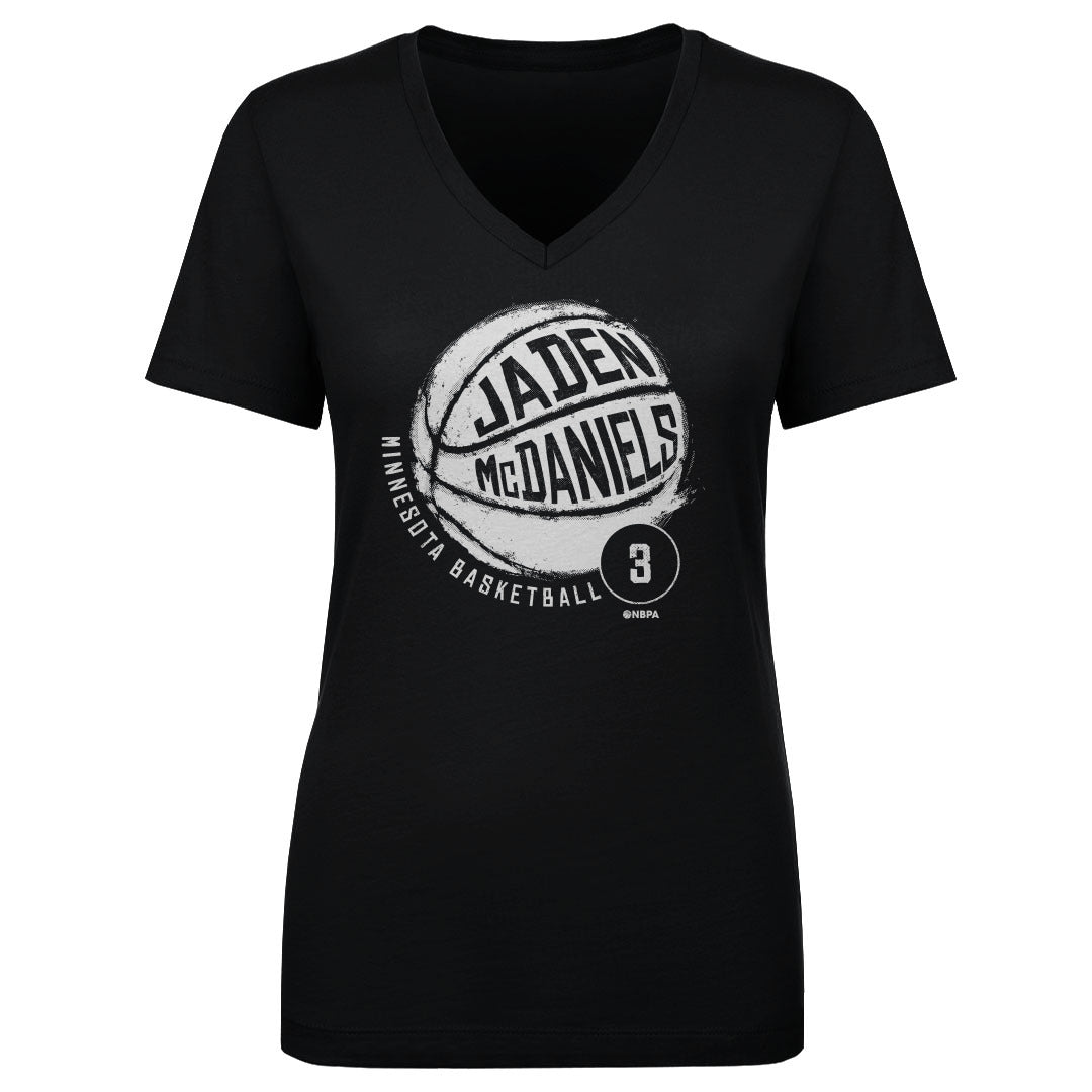 Jaden McDaniels Women&#39;s V-Neck T-Shirt | 500 LEVEL