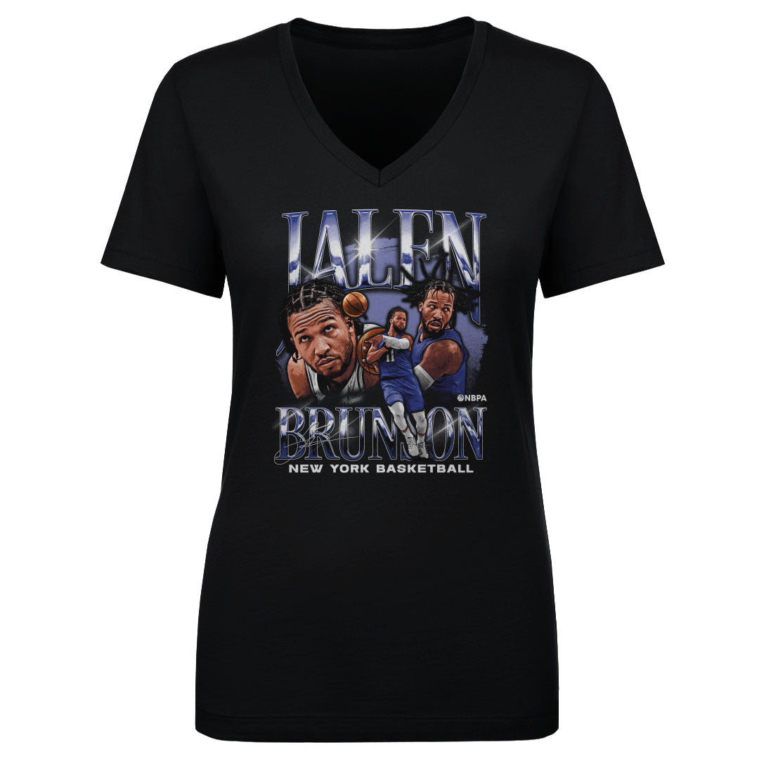 Jalen Brunson Women&#39;s V-Neck T-Shirt | 500 LEVEL