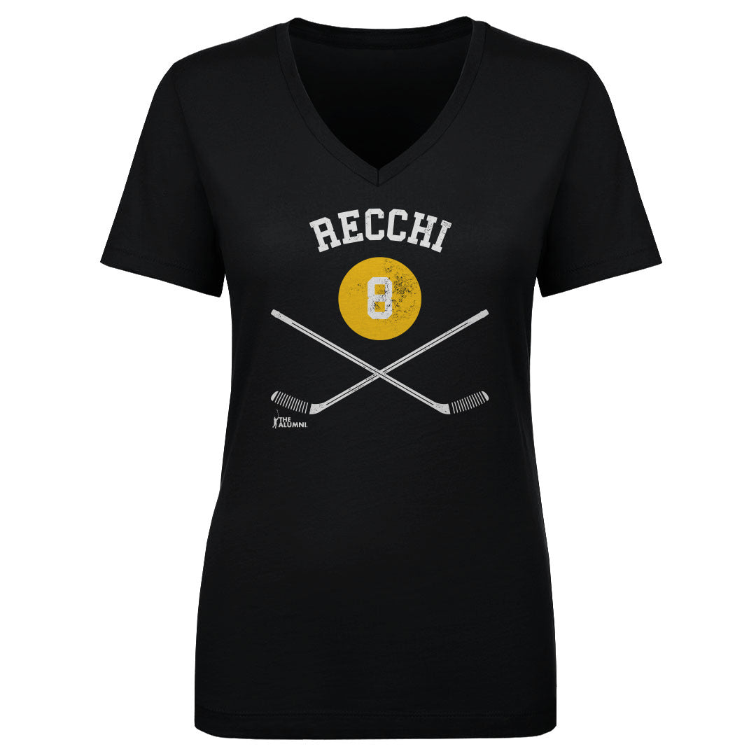 Mark Recchi Women&#39;s V-Neck T-Shirt | 500 LEVEL