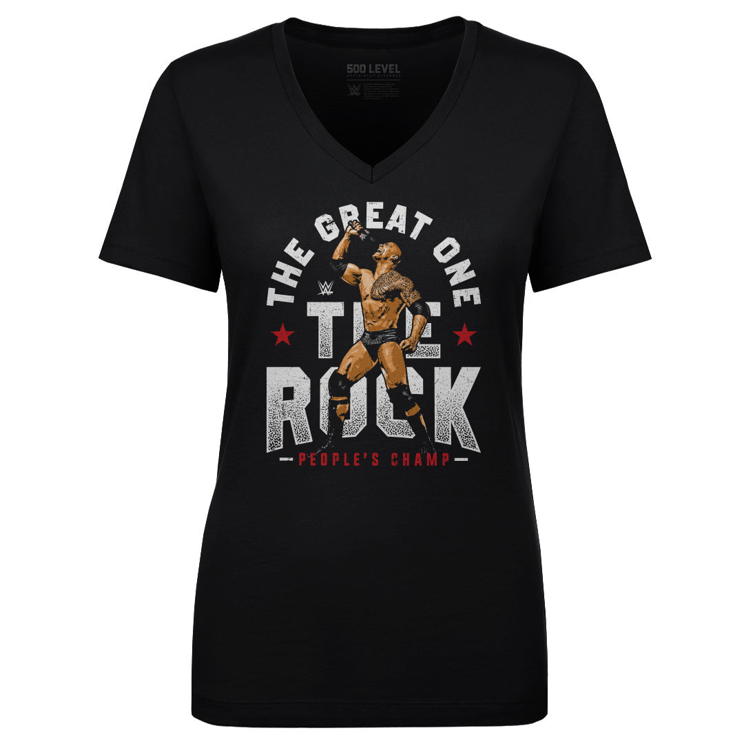 The Rock Women&#39;s V-Neck T-Shirt | 500 LEVEL