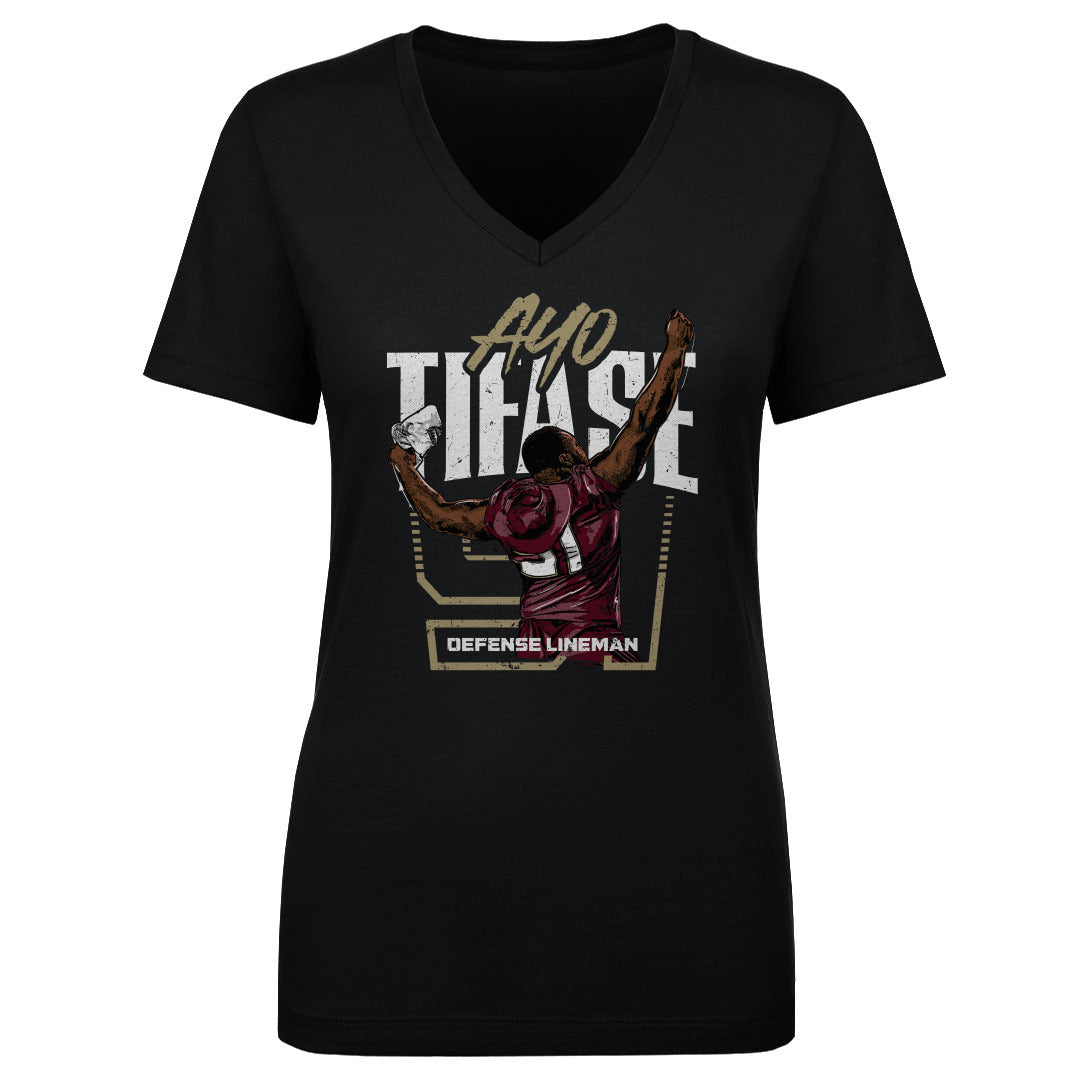 Ayo Tifase Women&#39;s V-Neck T-Shirt | 500 LEVEL