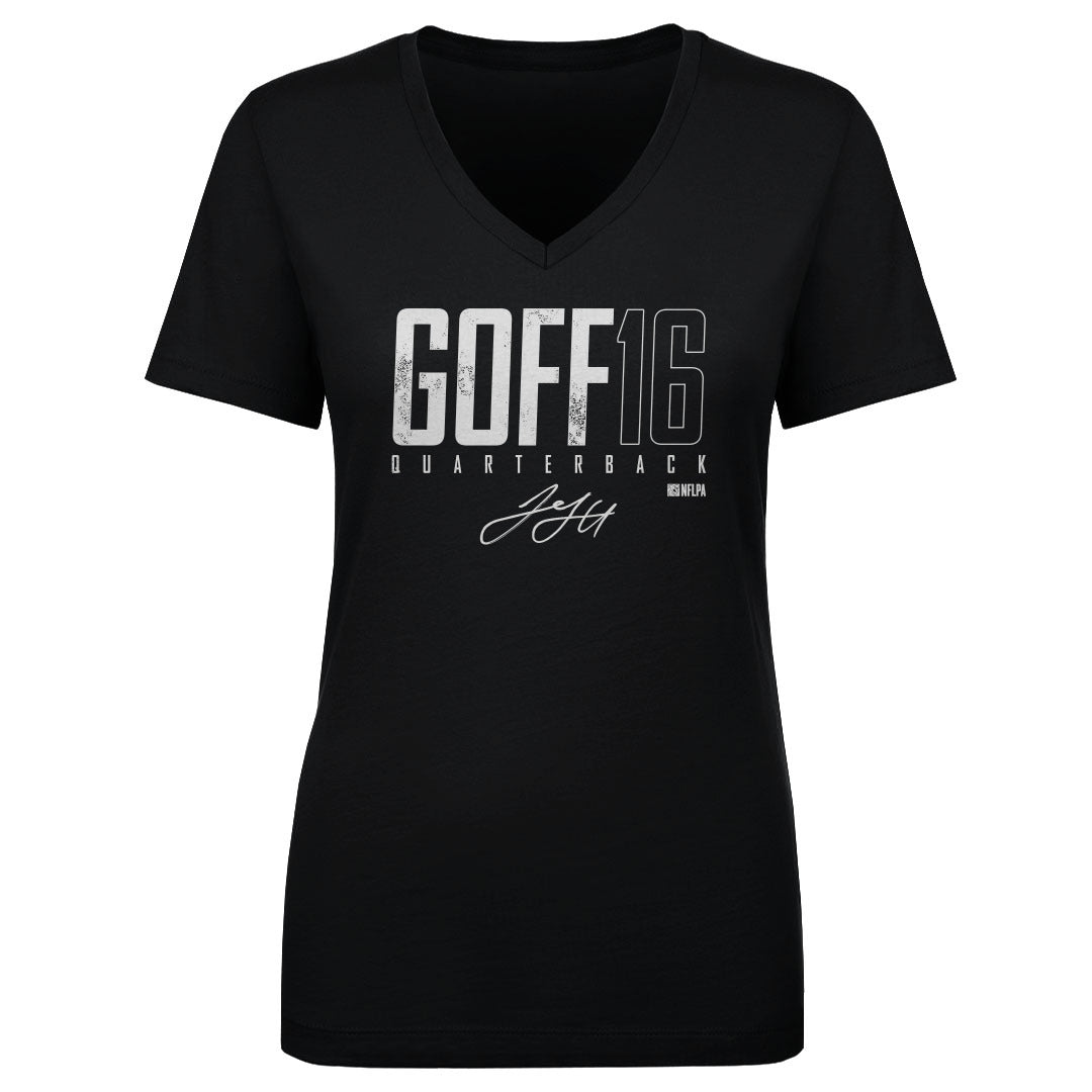 Jared Goff Women&#39;s V-Neck T-Shirt | 500 LEVEL