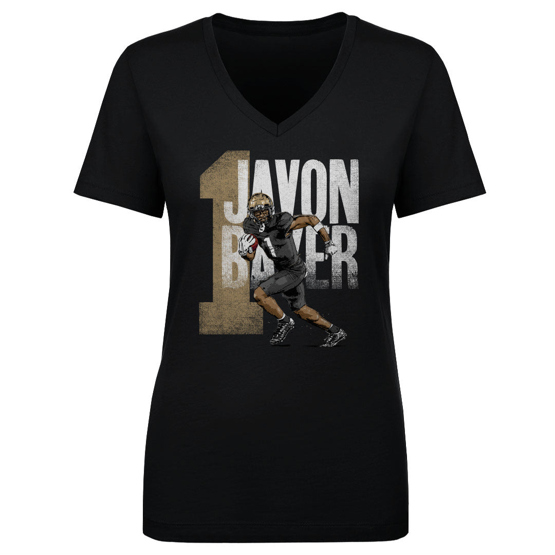 Javon Baker Women&#39;s V-Neck T-Shirt | 500 LEVEL