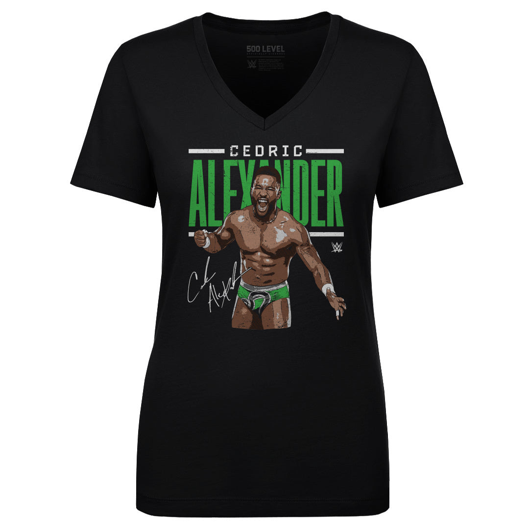 Cedric Alexander Women&#39;s V-Neck T-Shirt | 500 LEVEL