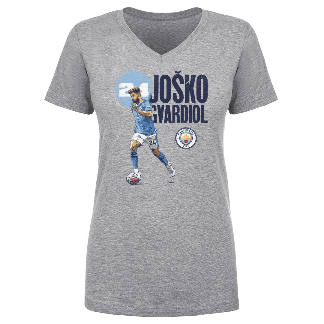 Josko Gvardiol Women&#39;s V-Neck T-Shirt | 500 LEVEL