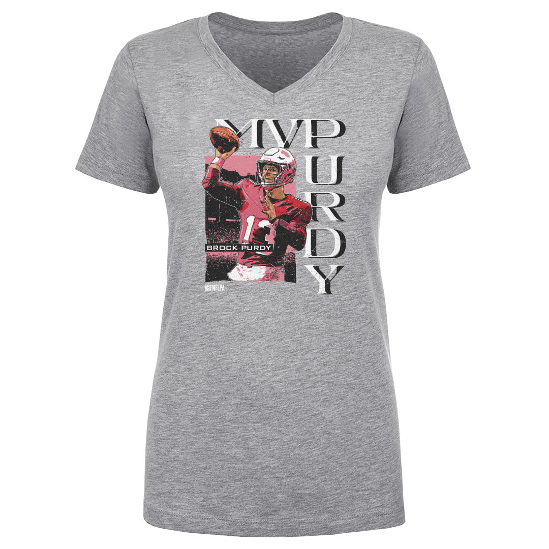 Brock Purdy Women&#39;s V-Neck T-Shirt | 500 LEVEL