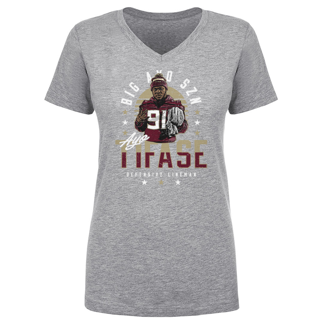 Ayo Tifase Women&#39;s V-Neck T-Shirt | 500 LEVEL