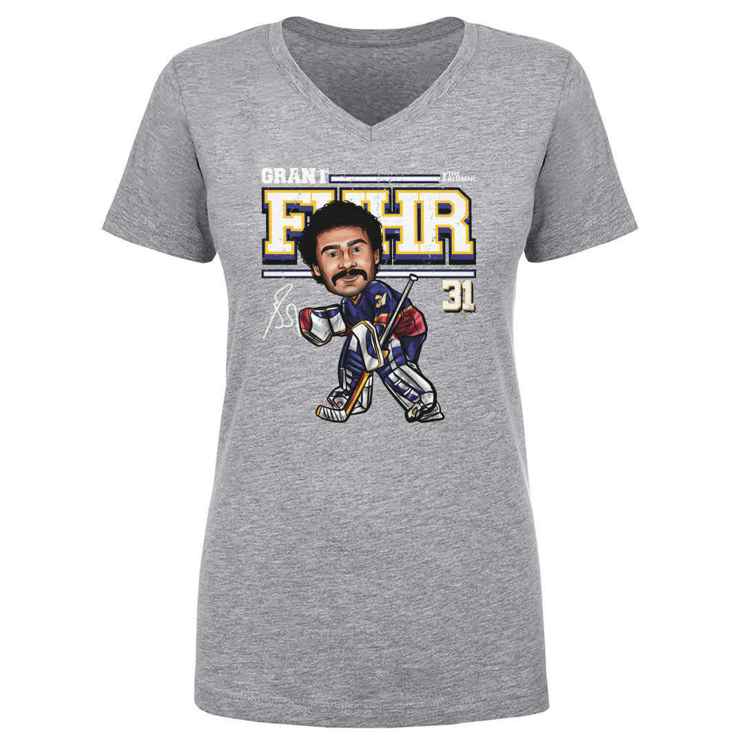 Grant Fuhr Women&#39;s V-Neck T-Shirt | 500 LEVEL