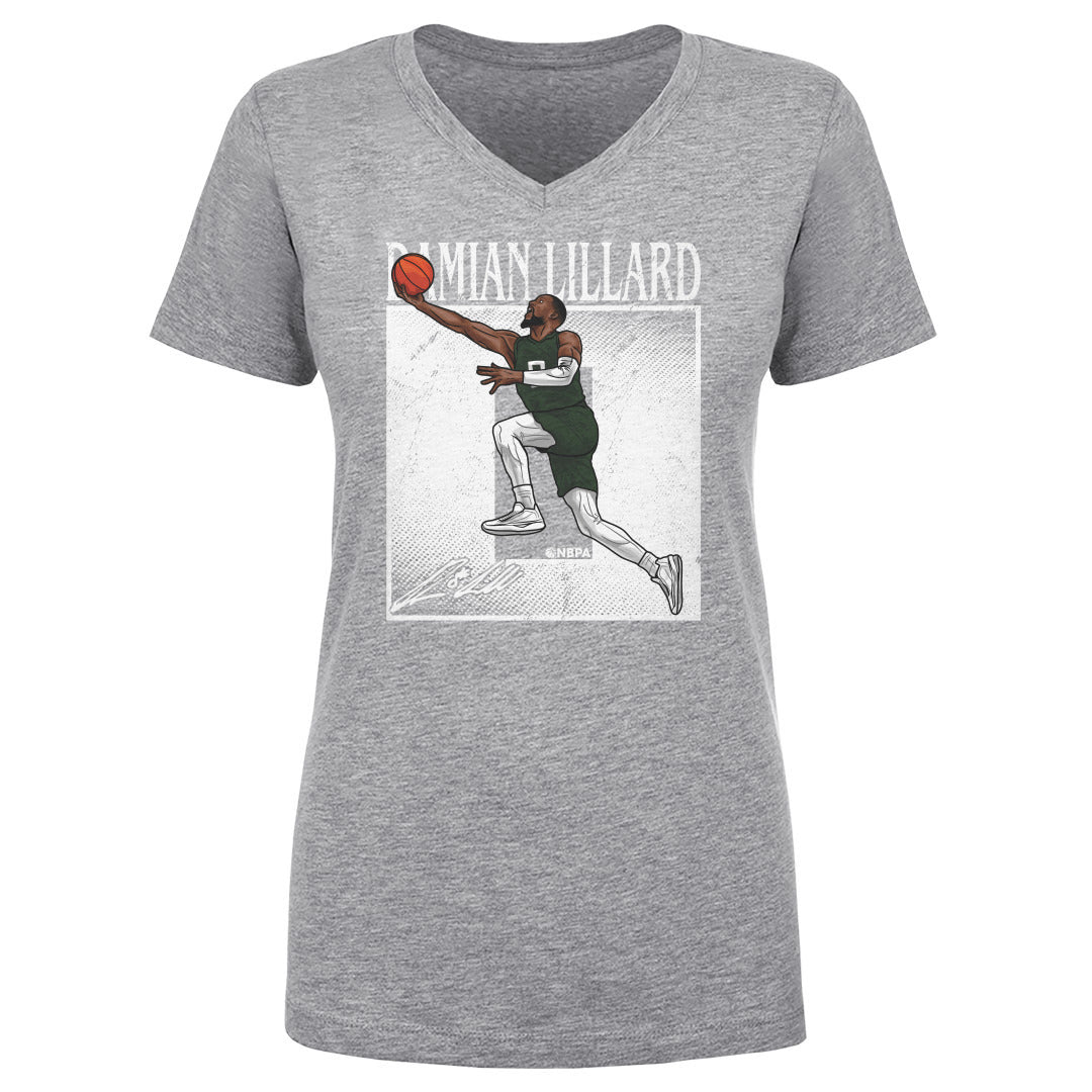 Damian Lillard Women&#39;s V-Neck T-Shirt | 500 LEVEL