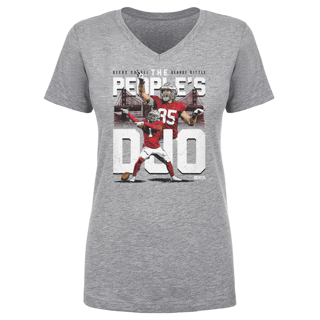 Deebo Samuel Women&#39;s V-Neck T-Shirt | 500 LEVEL