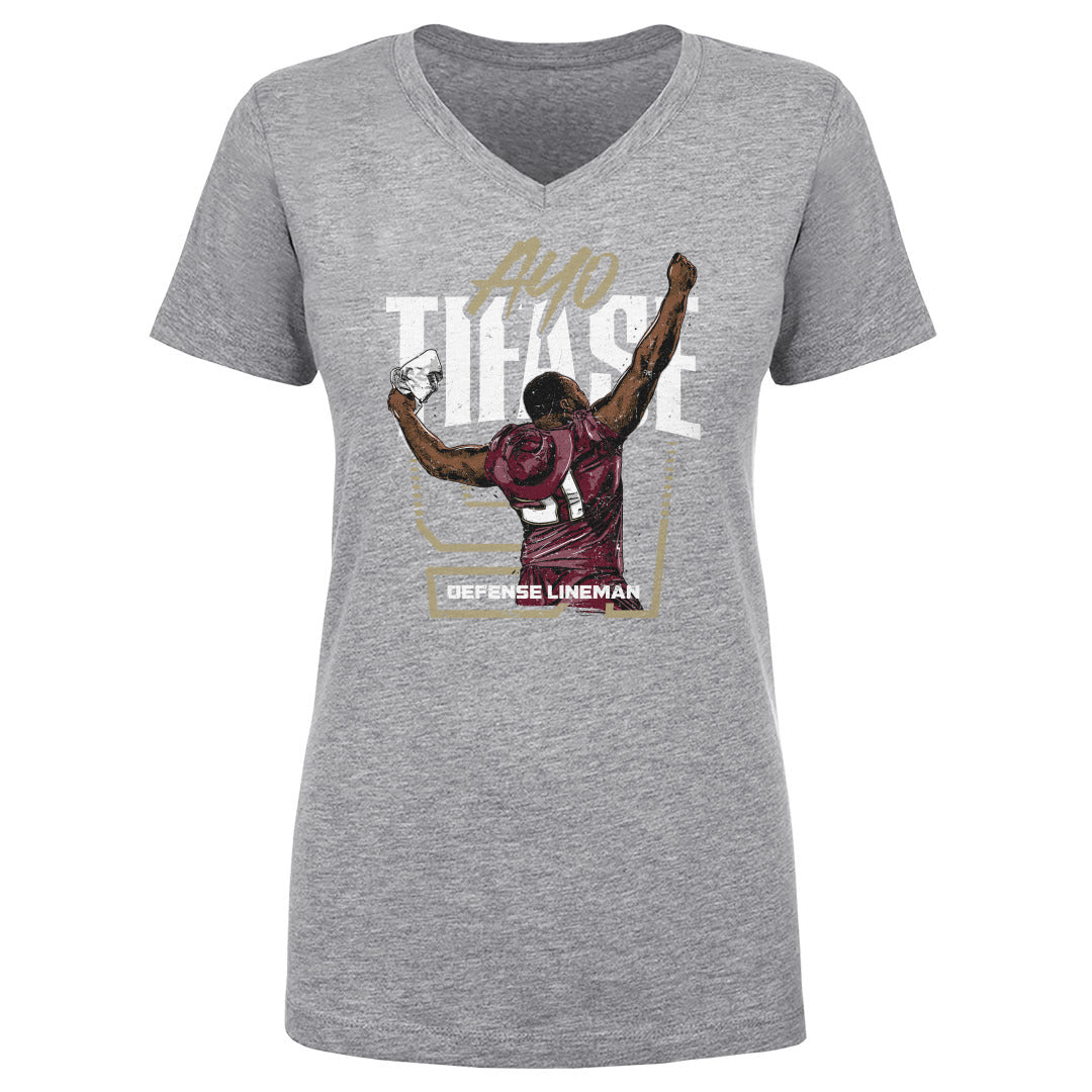 Ayo Tifase Women&#39;s V-Neck T-Shirt | 500 LEVEL