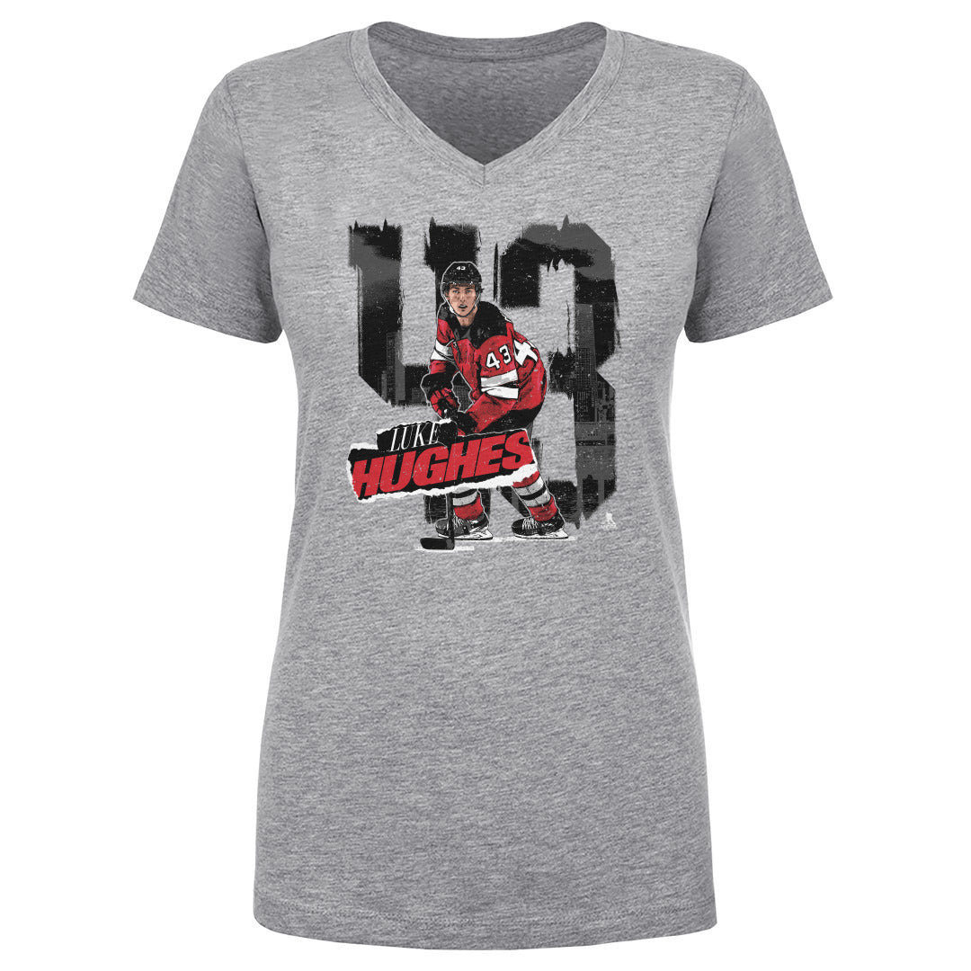 Luke Hughes Women&#39;s V-Neck T-Shirt | 500 LEVEL