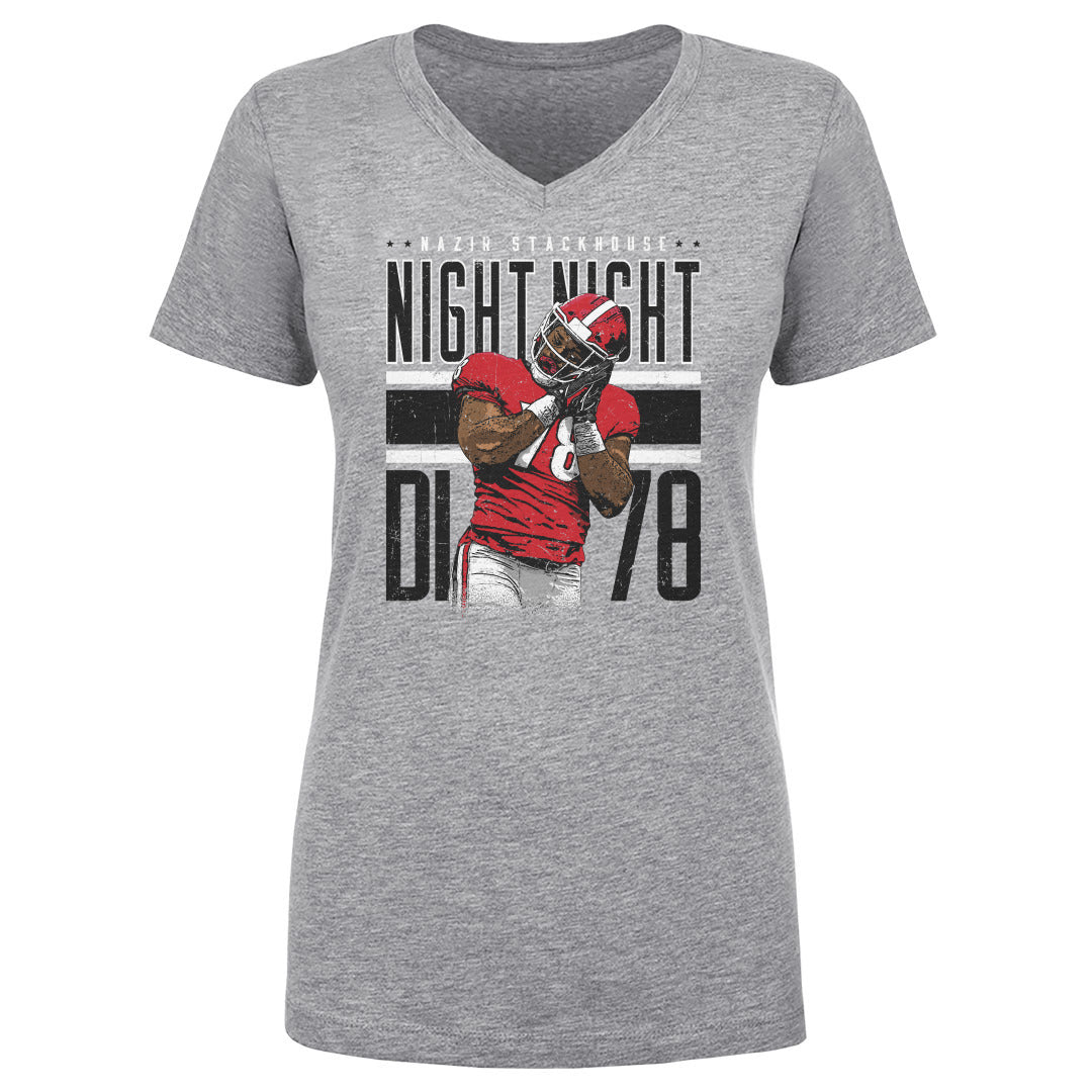 Nazir Stackhouse Women&#39;s V-Neck T-Shirt | 500 LEVEL