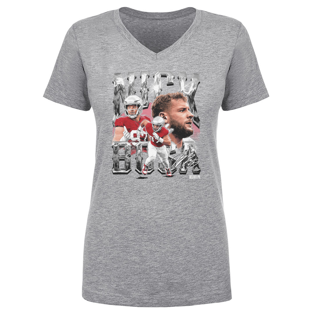 Nick Bosa Women&#39;s V-Neck T-Shirt | 500 LEVEL