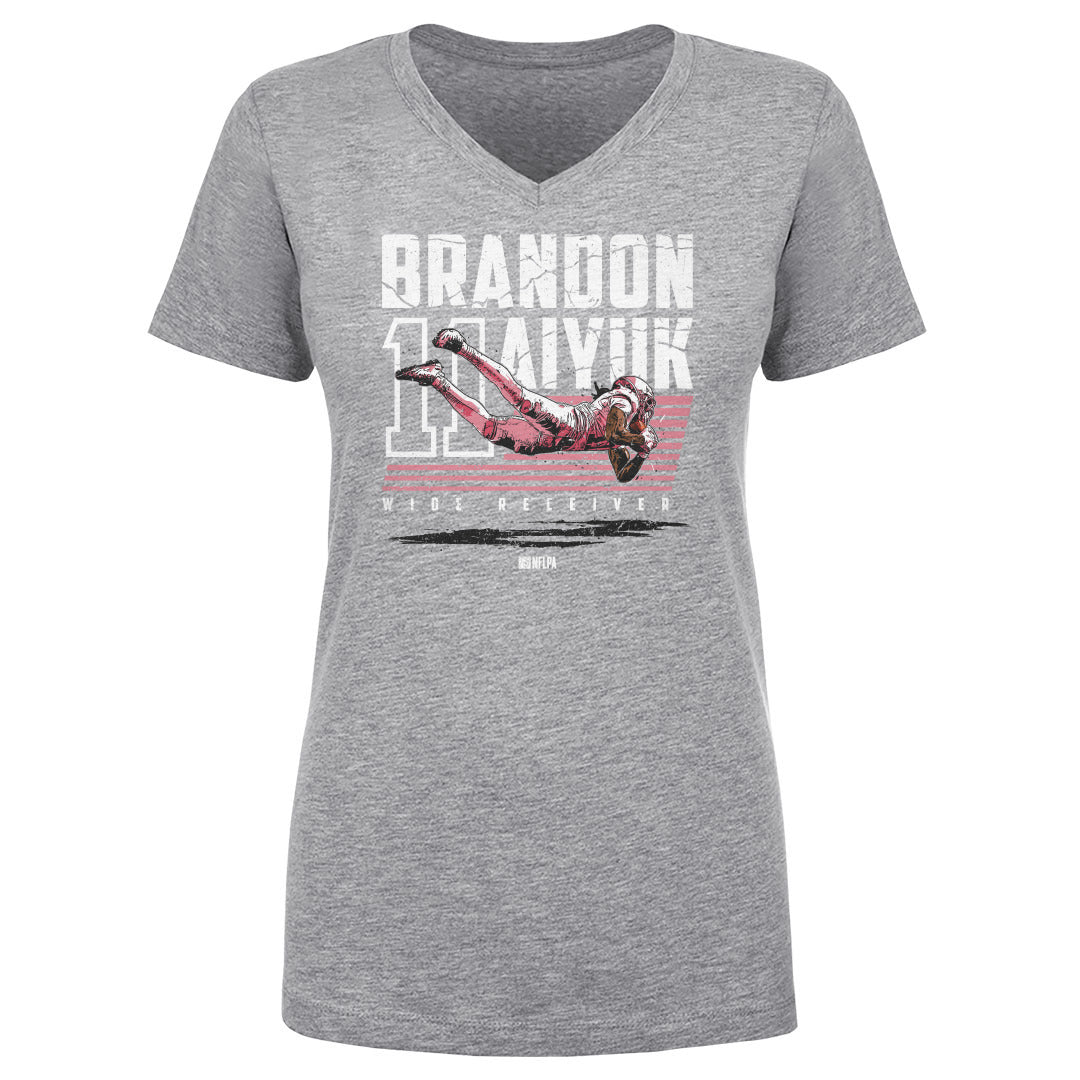 Brandon Aiyuk Women&#39;s V-Neck T-Shirt | 500 LEVEL