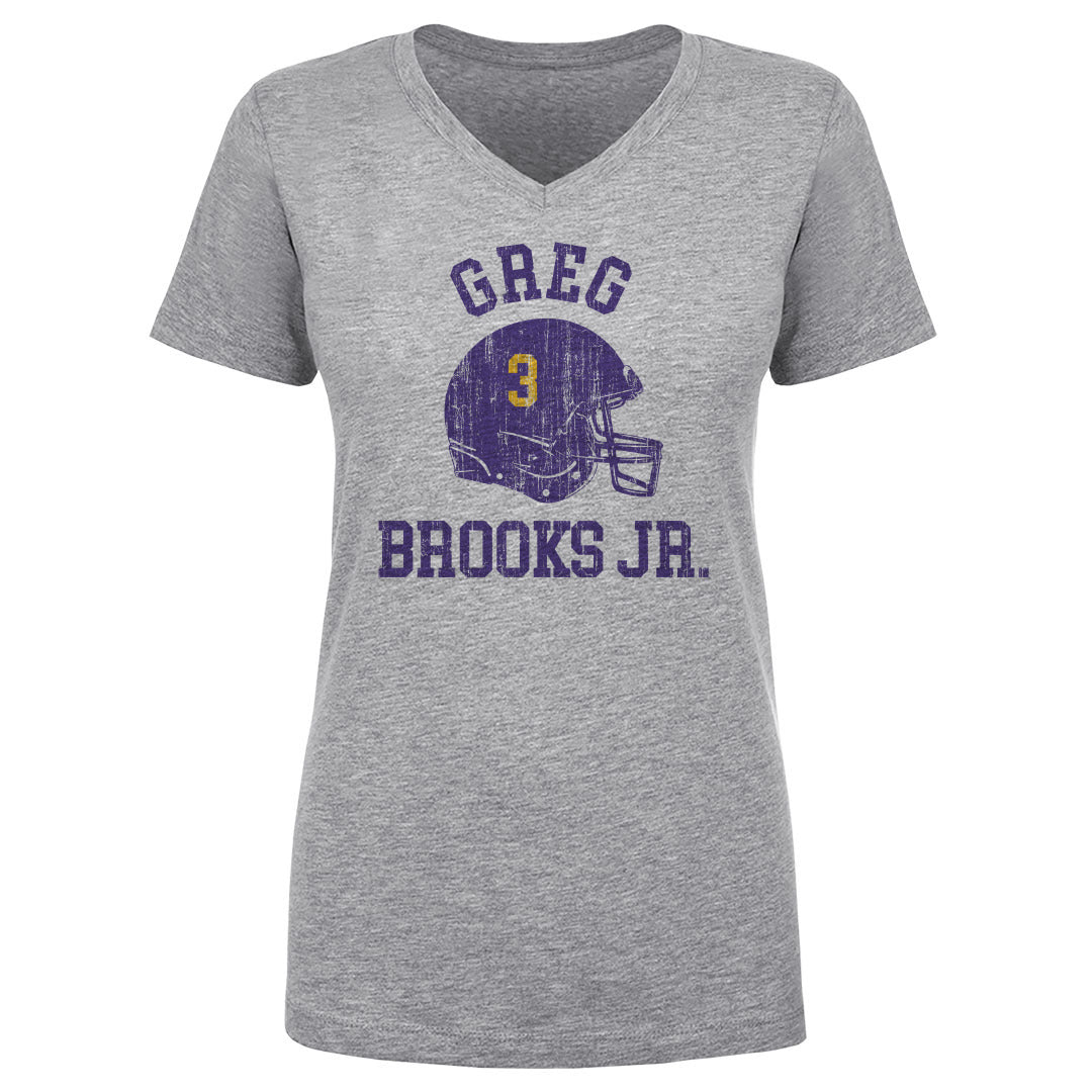 Greg Brooks Jr. Women&#39;s V-Neck T-Shirt | 500 LEVEL