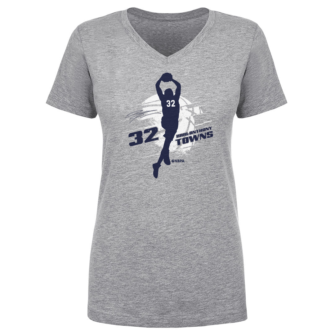 Karl-Anthony Towns Women&#39;s V-Neck T-Shirt | 500 LEVEL