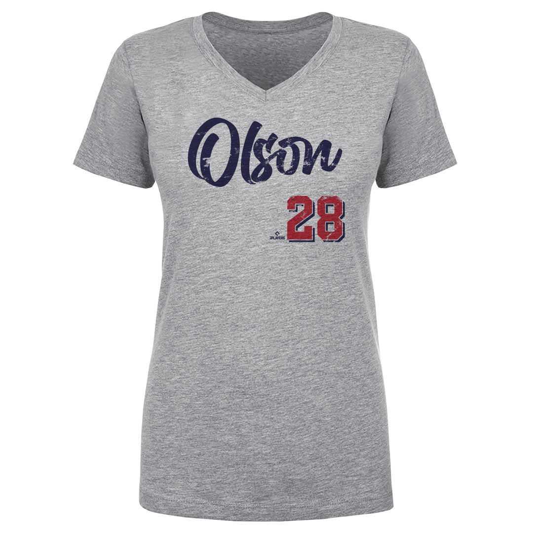 Matt Olson Women&#39;s V-Neck T-Shirt | 500 LEVEL