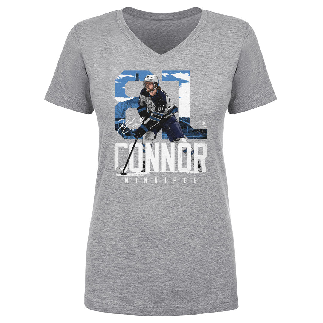 Kyle Connor Women&#39;s V-Neck T-Shirt | 500 LEVEL