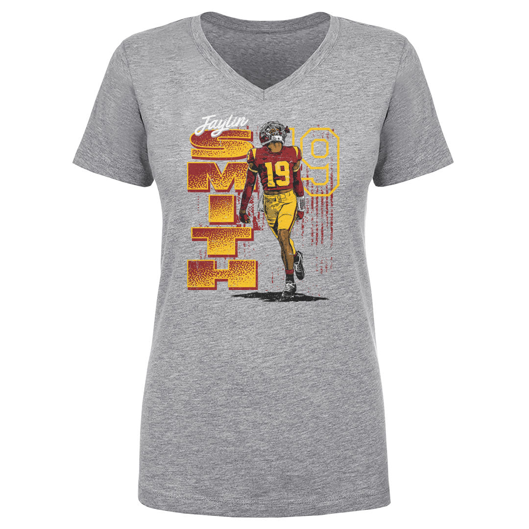 Jaylin Smith Women&#39;s V-Neck T-Shirt | 500 LEVEL