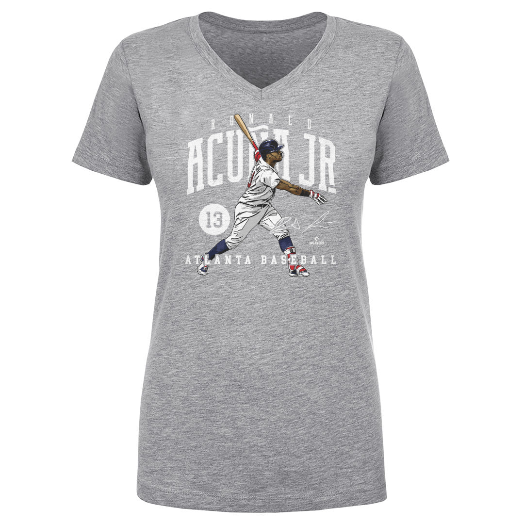 Ronald Acuna Jr. Women&#39;s V-Neck T-Shirt | 500 LEVEL