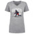 Johnny Gaudreau Women's V-Neck T-Shirt | 500 LEVEL