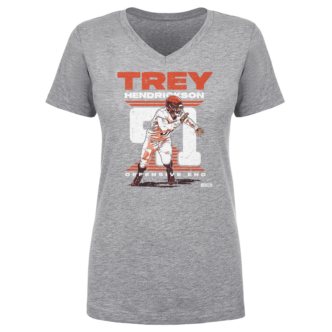 Trey Hendrickson Women&#39;s V-Neck T-Shirt | 500 LEVEL