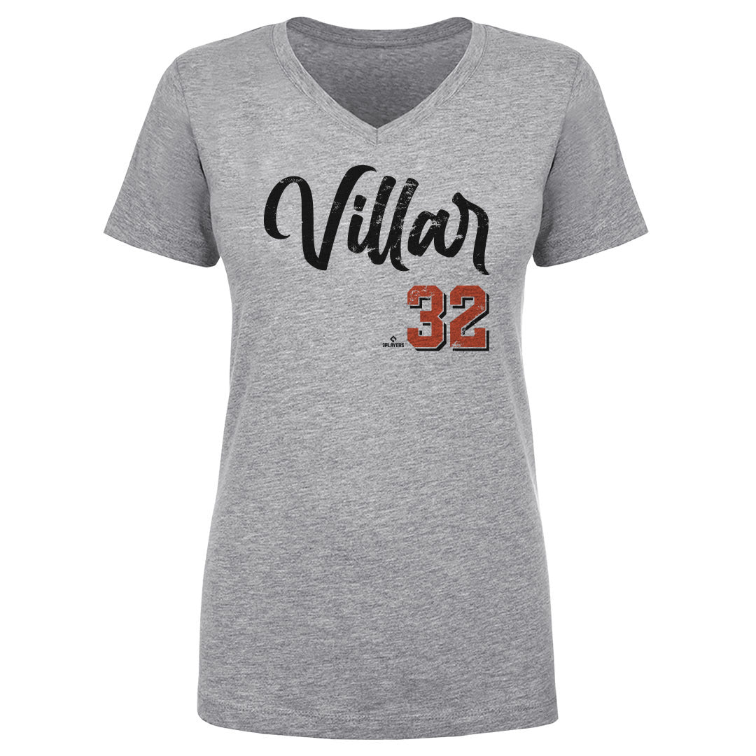 David Villar Women&#39;s V-Neck T-Shirt | 500 LEVEL