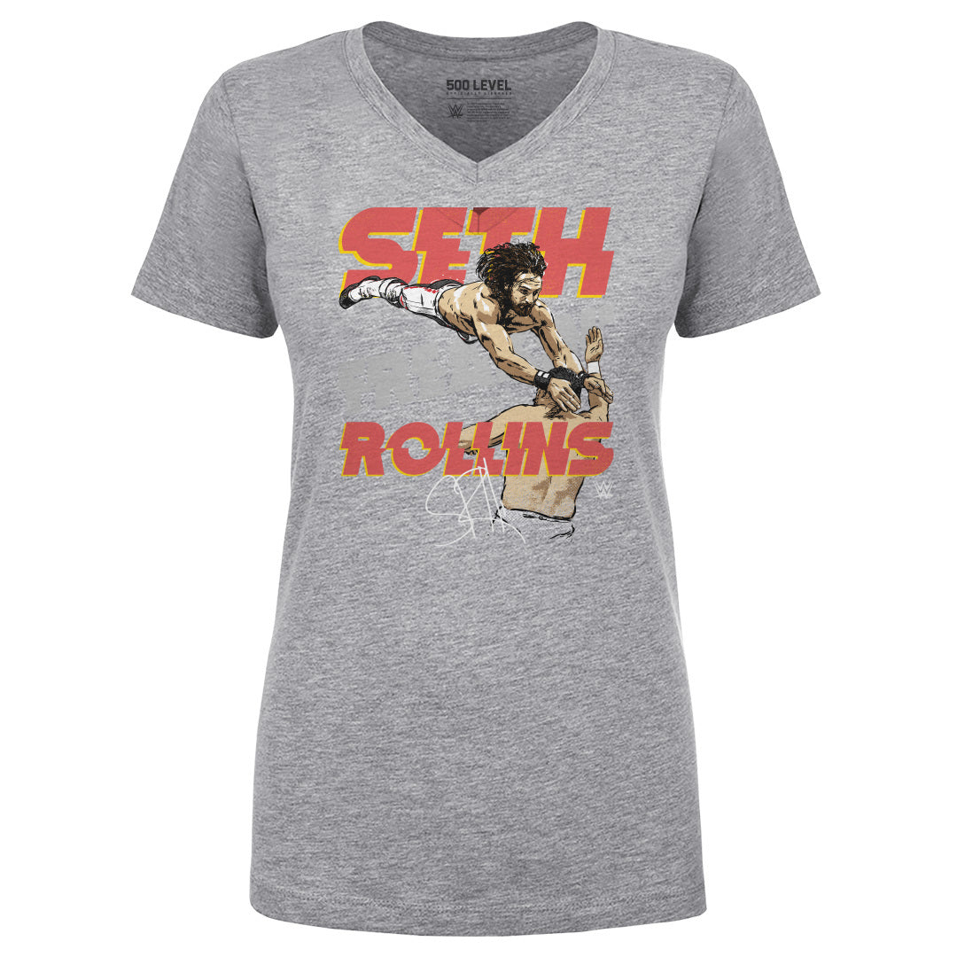 Seth Rollins Women&#39;s V-Neck T-Shirt | 500 LEVEL