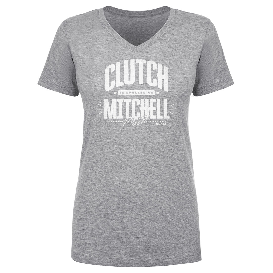 Donovan Mitchell Women&#39;s V-Neck T-Shirt | 500 LEVEL