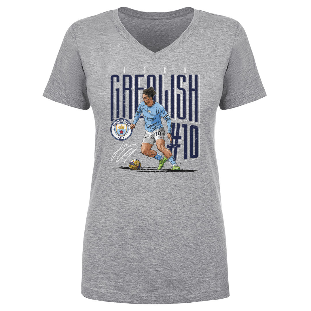 Jack Grealish Women&#39;s V-Neck T-Shirt | 500 LEVEL