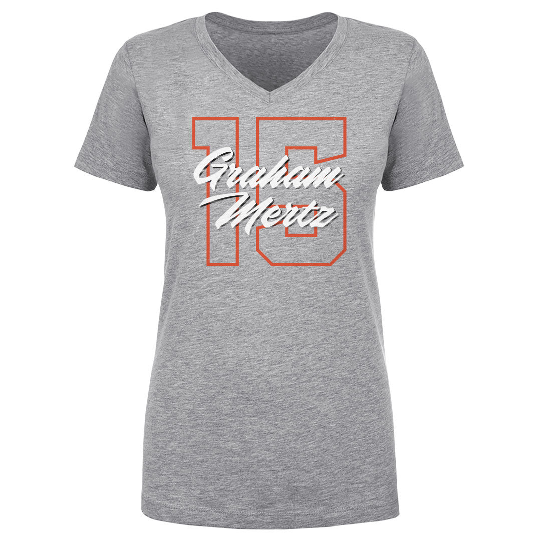 Graham Mertz Women&#39;s V-Neck T-Shirt | 500 LEVEL