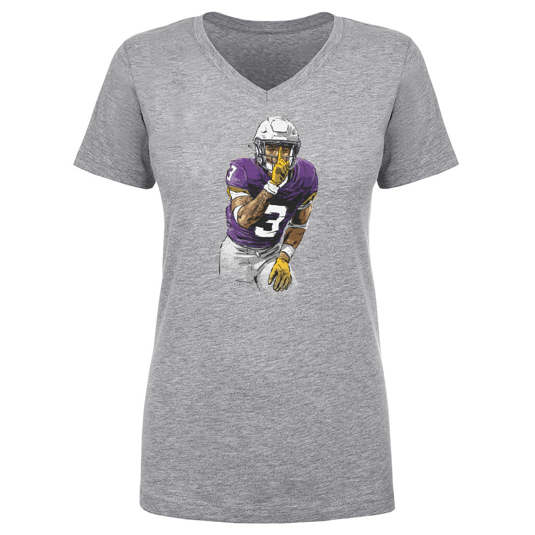 Greg Brooks Jr. Women&#39;s V-Neck T-Shirt | 500 LEVEL