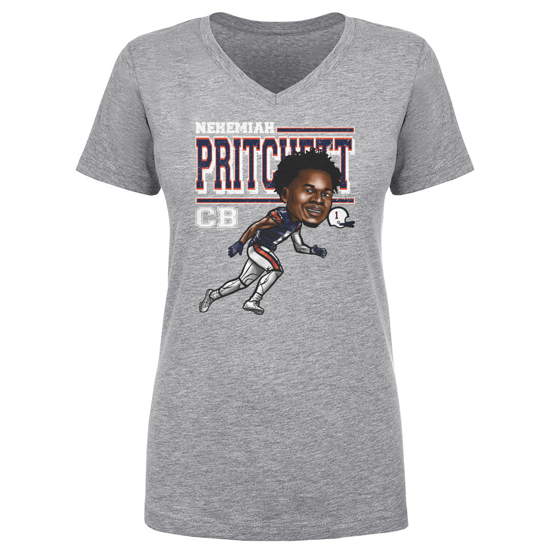 Nehemiah Pritchett Women&#39;s V-Neck T-Shirt | 500 LEVEL