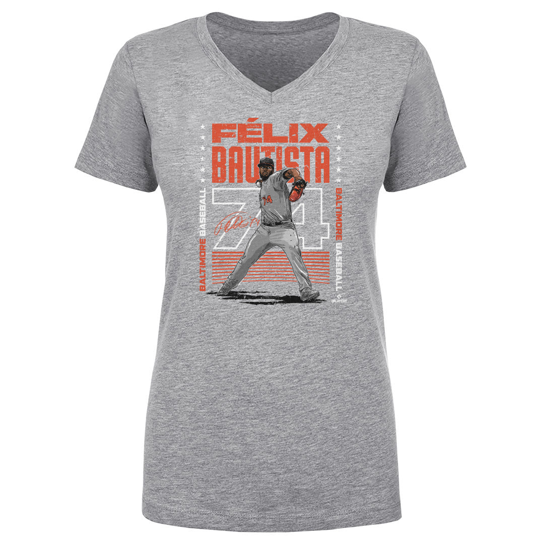 Felix Bautista Women&#39;s V-Neck T-Shirt | 500 LEVEL