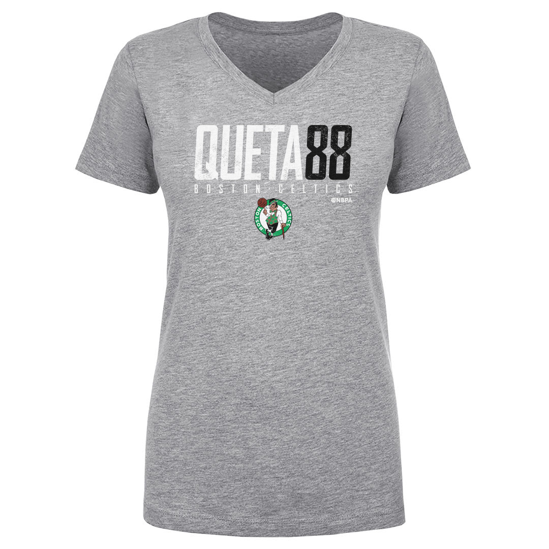 Neemias Queta Women&#39;s V-Neck T-Shirt | 500 LEVEL