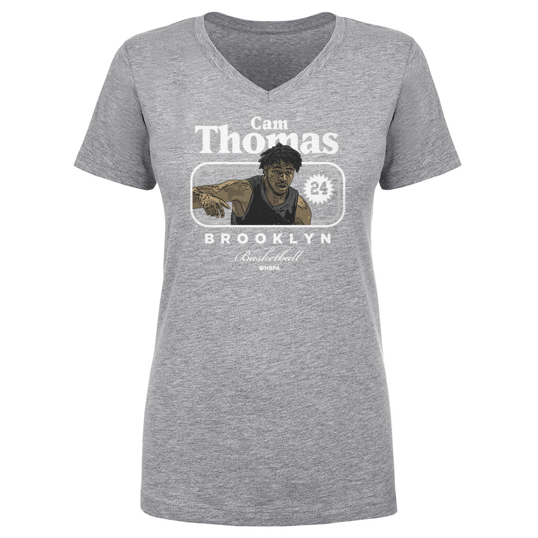 Cam Thomas Women&#39;s V-Neck T-Shirt | 500 LEVEL