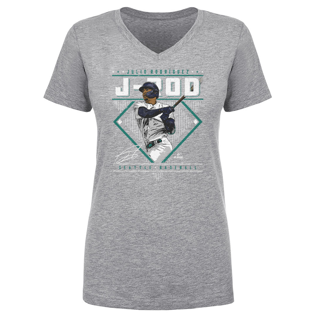 Julio Rodriguez Women&#39;s V-Neck T-Shirt | 500 LEVEL