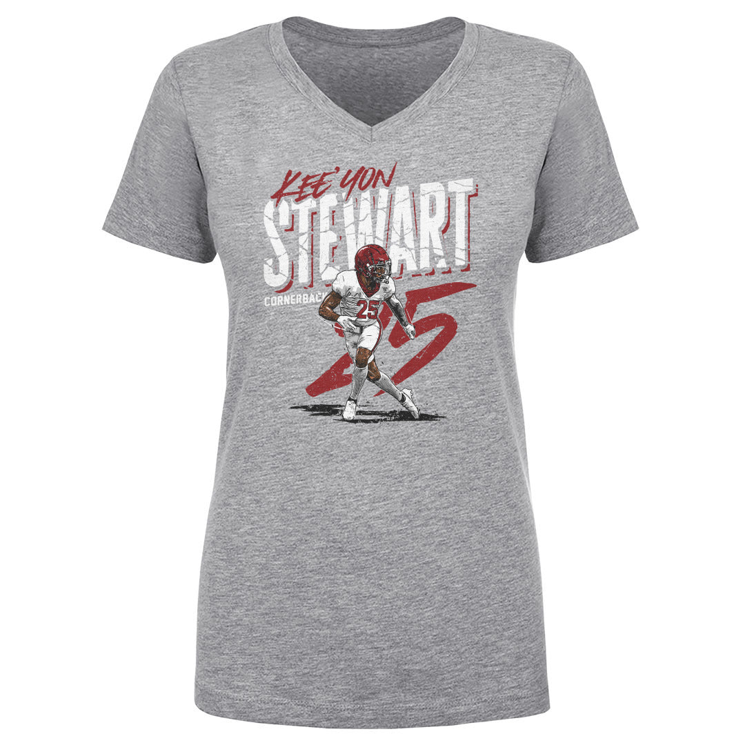 Kee&#39;yon Stewart Women&#39;s V-Neck T-Shirt | 500 LEVEL