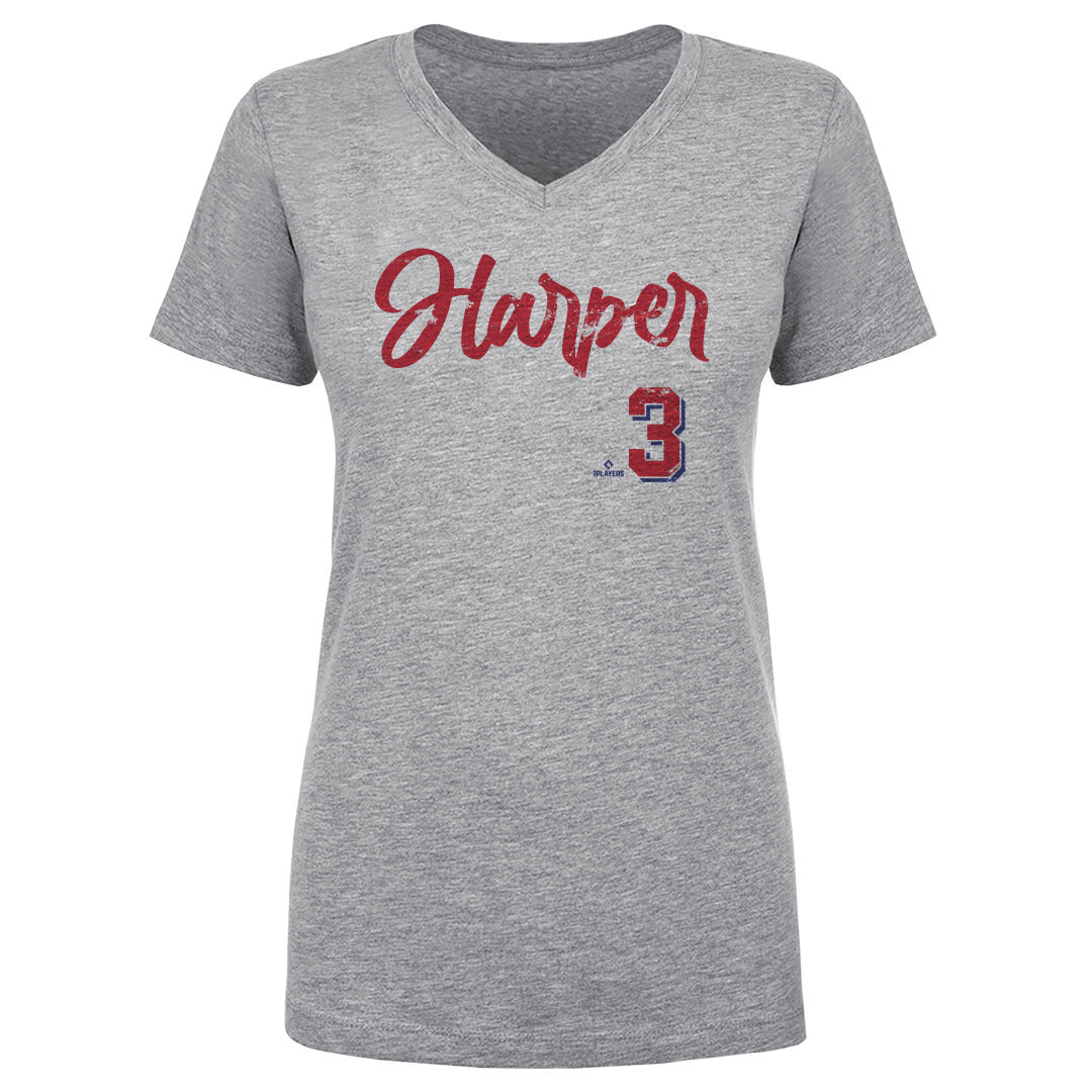 Bryce Harper Women&#39;s V-Neck T-Shirt | 500 LEVEL