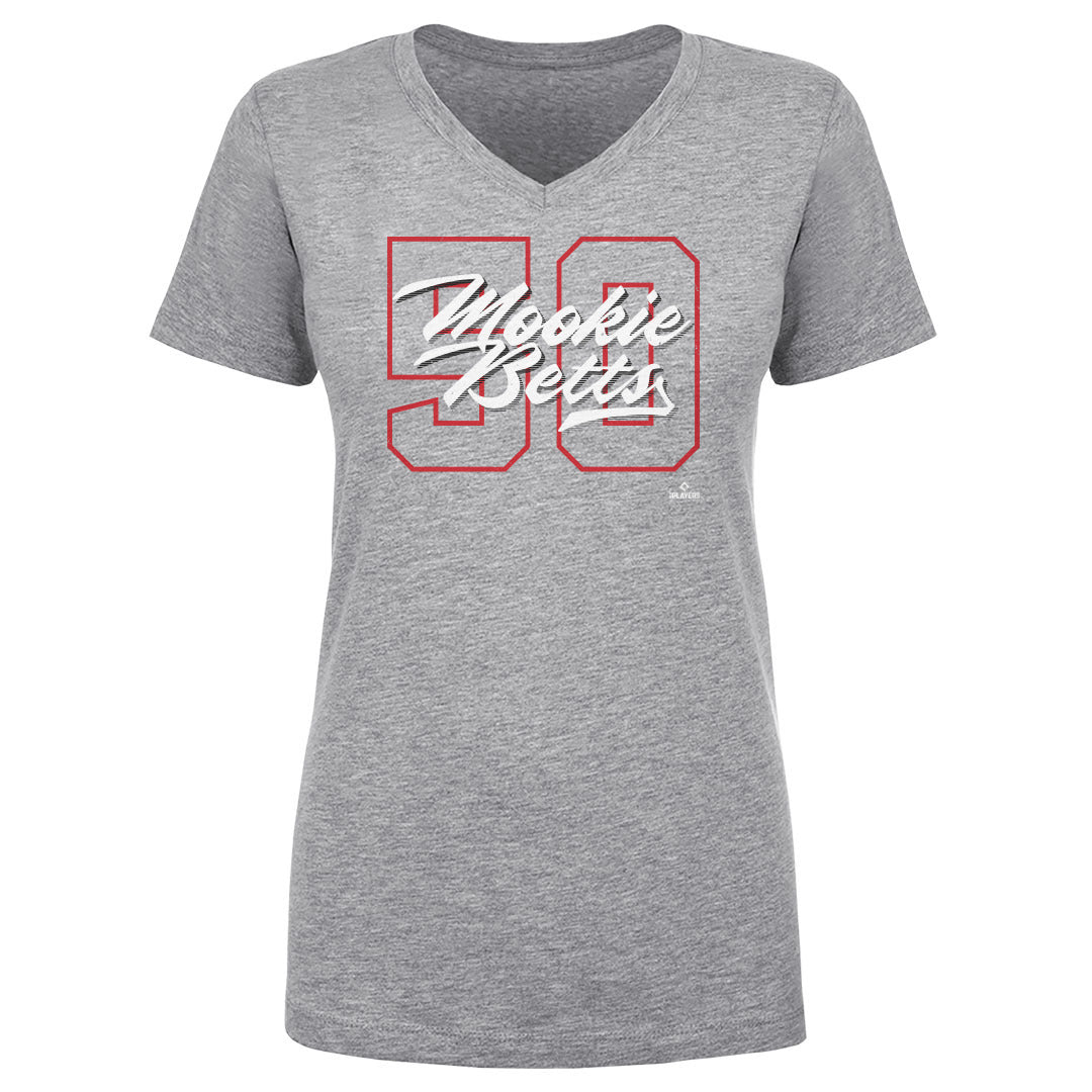 Mookie Betts Women&#39;s V-Neck T-Shirt | 500 LEVEL