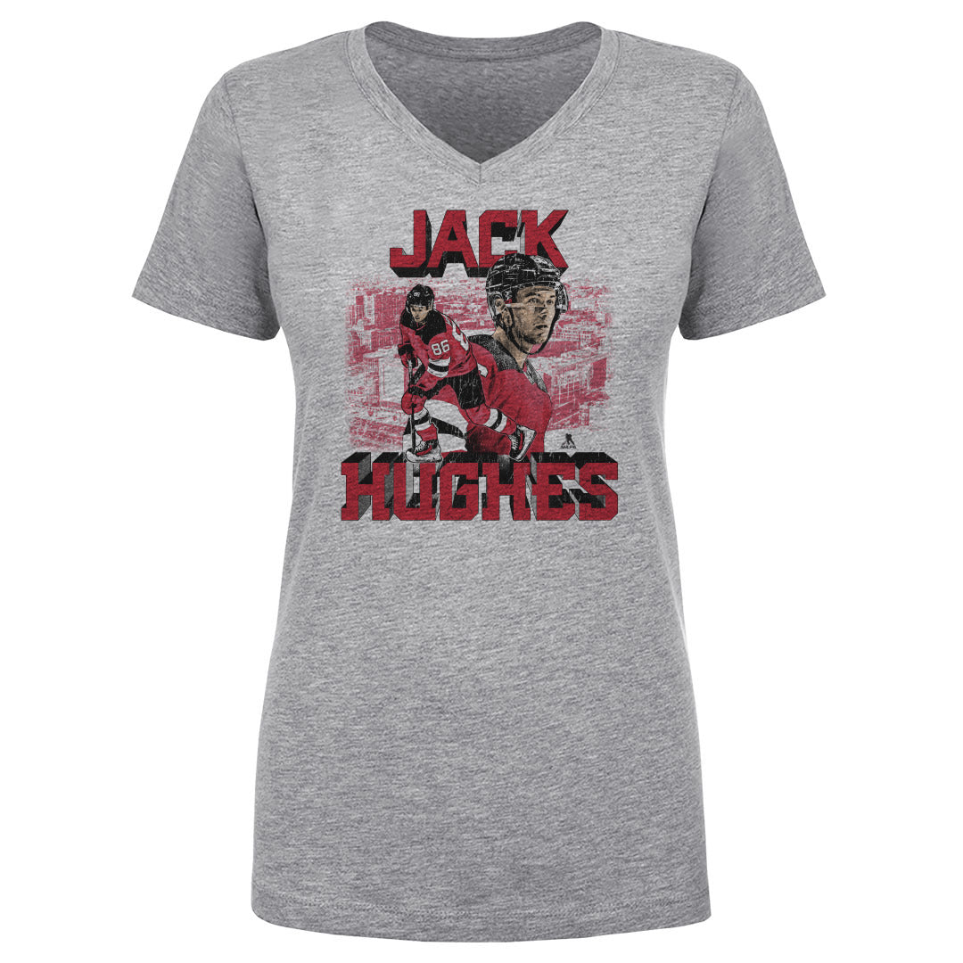 Jack Hughes Women&#39;s V-Neck T-Shirt | 500 LEVEL