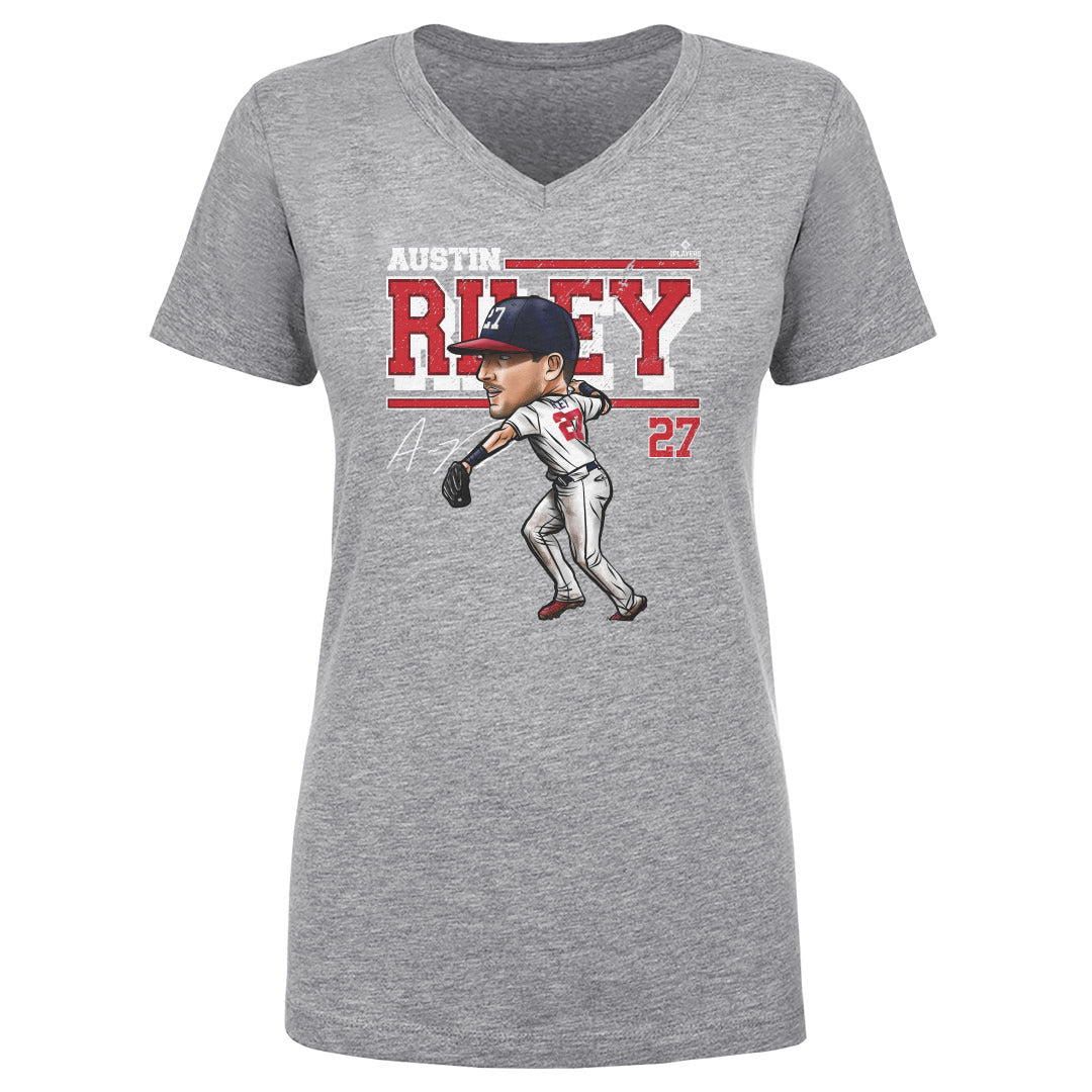 Austin Riley Women&#39;s V-Neck T-Shirt | 500 LEVEL