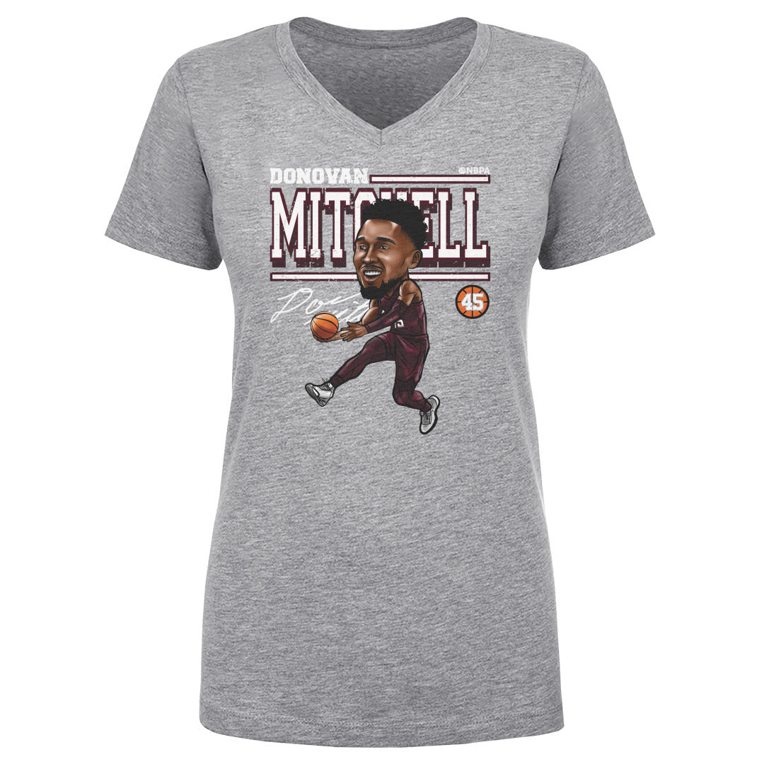 Donovan Mitchell Women&#39;s V-Neck T-Shirt | 500 LEVEL