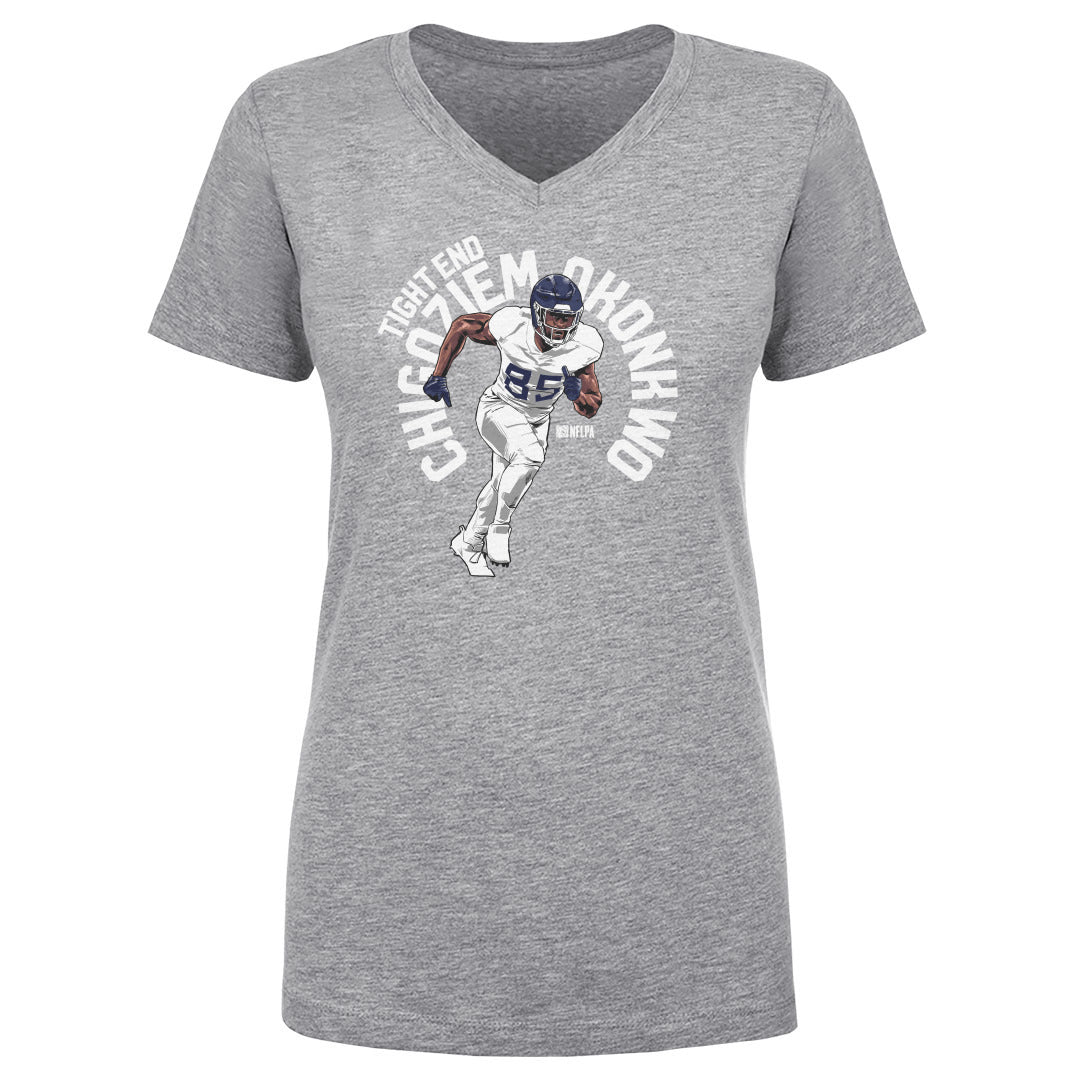 Chigoziem Okonkwo Women&#39;s V-Neck T-Shirt | 500 LEVEL