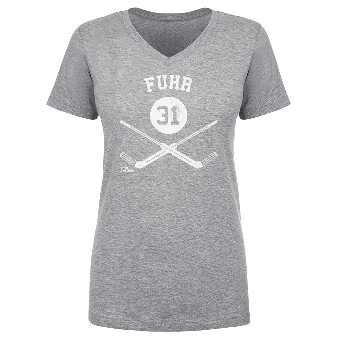 Grant Fuhr Women&#39;s V-Neck T-Shirt | 500 LEVEL