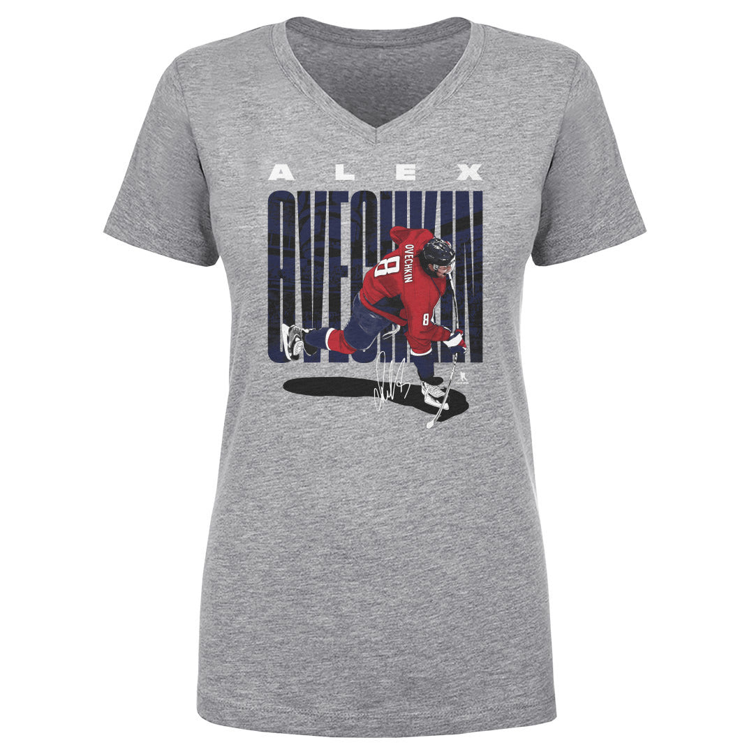 Alex Ovechkin Women&#39;s V-Neck T-Shirt | 500 LEVEL