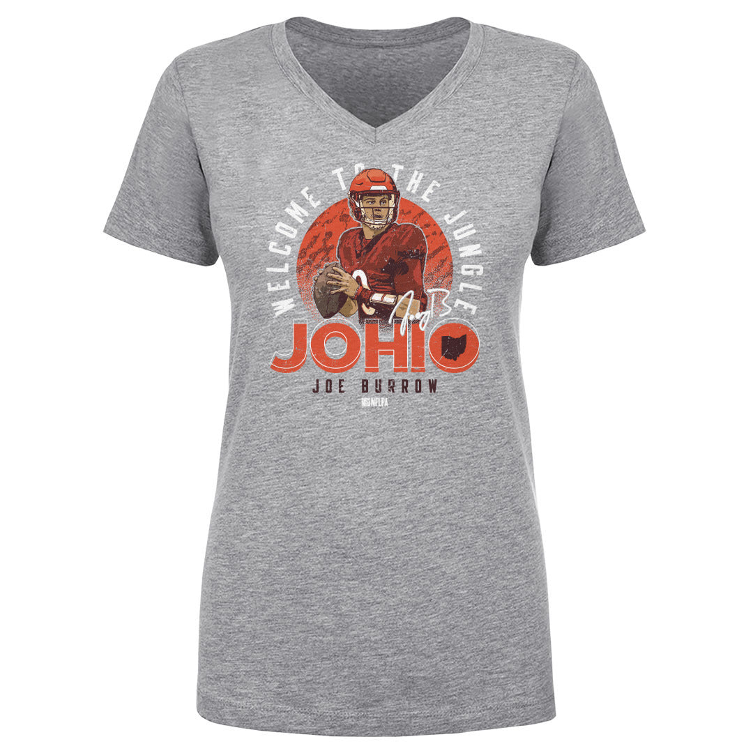 Joe Burrow Women&#39;s V-Neck T-Shirt | 500 LEVEL